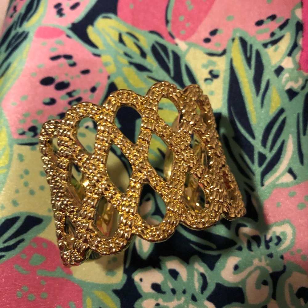 Lilly Pulitzer Gold Cuff